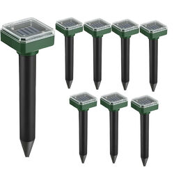4-8Stk Solar Maulwurfschreck Wühlmausschreck Maulwurf Maulwurffalle Abwehr Maus