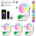 4X WiFi LED Einbaustrahler RGB Bluetooth 8W Panel Einbauleuchte APP Ultra Slim