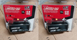 2 Original 18V/8,0Ah für Makita Akku BL1860B- 2er Set LED 197422-4 BL1850 BL1830