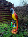 Papagei Ara,  DEKOFIGUR Gartenfigur -  wetterfest - 110 cm groß DEKO