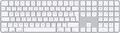 Apple Magic Keyboard weiß mit Touch ID mit Ziffernblock NEU & OVP