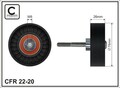 Umlenk-/Führungsrolle Keilrippenriemen CAFFARO 22-20 für VOLVO V70 S70 S80 850 1