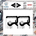 2x ORIGINAL® Corteco Wellendichtring, Differential Hinten, Links, Rechts