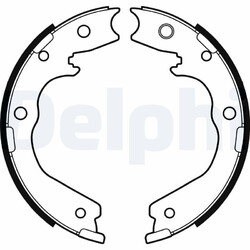 Delphi LS2137 Bremsbackensatz, Feststellbremse hinten passend für ISUZU