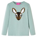 Kinder-Langarmshirt Marineblau 92