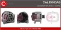 CASCO Lichtmaschine Generator LiMa ohne Pfand Brand New HQ CAL15103AS