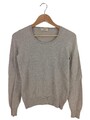 REPEAT Rundhalspullover Damen Pullover Gr. DE 36 graubraun Casual-Look