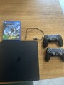 Playstation 4 Slim, 1000gb, inkl. 2 Controller und Horizon Zero Dawn