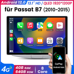 Autoradio Für VW Passat B6 B7 CC Magotan 2011-2015 Android 13.0 GPS Navi CarPlay