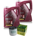 MANN-FILTER Ölfilter 10L MANNOL 5W-30 Energy Combi LL für Ford Sierra 2.0i