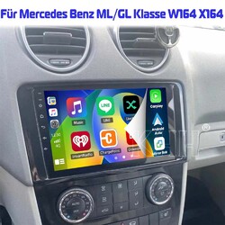 2+64G Für Mercedes Benz W164 GL320 ML350 X164 Autoradio Android 13 DSP GPS Navi