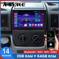 Android 14 CarPlay Autoradio Für Fiat Ducato Citroen Jumper 2007-2023 GPS 2+64G