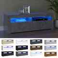 TV Schrank mit LED-Leuchten Lowboard Fernsehschrank mehrere Auswahl vidaXL
