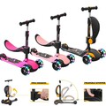 LED Rädern Roller Scooter Kinder Faltbarer Kickscooter Cityroller Kinderroller