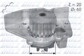 Wasserpumpe Motorkühlung für Peugeot Citroen 406 Break Dolz N406 1997 - 2001