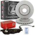 2x ZIMMERMANN Bremsscheiben Ø324mm + Beläge Hinten passend für BMW X5 (E53)