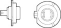 VALEO 032519 Bulb, daytime running light for ,ABARTH,ALFA ROMEO,ALPINA,AUDI,AUDI