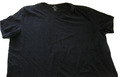 Shirt Herren V-Neck Gr. L leichtes T-Shirt V-Ausschnitt Kurzarm Schwarz H&M