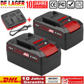 6,0Ah Akku Für Einhell Power X-Change Li-Ion 18V PXC Ersatzakku/Doppelladegerät