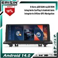 4GB+64GB 10.25" Android 14 Autoradio GPS Navi BT für BMW X1 F48 NBT DAB+ CarPlay