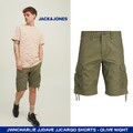 Jack & Jones Herren Cargo Shorts, Charlie Dave Original Regular Fit, Olive Night