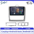 Android 14 Autoradio Für Ford Focus MK2 MK II 2004-2011 GPS NAVI Carplay 2+64GB 