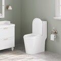 D Form WC Sitz mit Absenkautomatik Toilettendeckel mit Quick-Release-Funktion