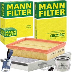 MANN-FILTER INSPEKTIONSPAKET FILTERSET passend für FORD C-MAX 2 TRANSIT CONNECT