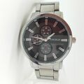 Elegante Männer Business Silber Herren Analog Quarz Armbanduhr Luxus Uhr 300931