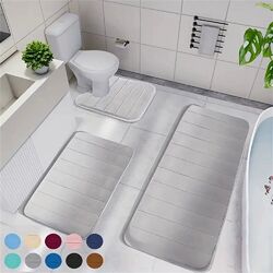 Badteppich Badvorleger Badematte Badeteppich Bad Dusche WC rutschfest saugfähig
