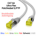 CAT6A Ultra Flex Patchkabel Netzwerkkabel LAN Kabel S/FTP RJ45 DSL TV Internet