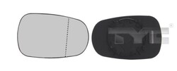 TYC Spiegelglas, Außenspiegel 324-0008-1 für DACIA NISSAN RENAULT