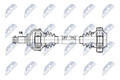NTY ANTRIEBSWELLE 652mm GELENKWELLE passend für BMW 5 6 | NPW-BM-221