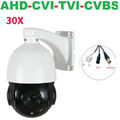4,5Zoll 30 Zoom AHD/TVI/CVI/CVBS 1080P PTZ-IR-Kamera + Koaxial