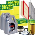 MANN INSPEKTIONSPAKET+FUCHS 5W-30 MOTORÖL passend für MERCEDES SPRINTER 211-519