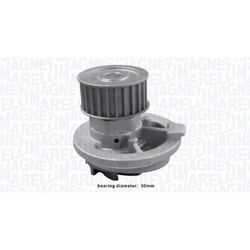 1x Wasserpumpe, Motorkühlung MAGNETI MARELLI 352316170856 passend für OPEL