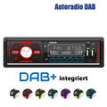 DAB+ Autoradio RDS AM FM Bluetooth Freisprecheinrichtung 2 USB SD 1 DIN DE