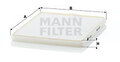 MANN-FILTER CU 2326 Innenraumfilter Filter Pollenfilter für SUZUKI OPEL SUBARU