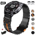 Quickfit Edelstahl Armband Für Garmin Fenix 8 7X 6 6X 5 5X/Epix/Instinct/Tactix