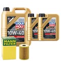 Motoröl 10W40 LIQUI MOLY Leichtlauf 7L +MANN Ölfilter