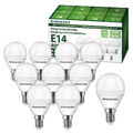 10er SET LED Leuchtmittel E14 Energiespar - Lampe 5 Watt Glüh-Birne warmweiß