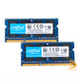 Crucial 8GB 16GB 2Rx8 PC3L-12800 DDR3-1600 MHz SODIMM Laptop Speicher RAM 204Pin