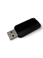 Verbatim USB Stick 128GB Speicherstick Drive PinStripe schwarz USB 2.0