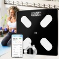 Körperfettwaage Bluetooth Personenwaage Digitale Smart Waage Körperwaage mit APP