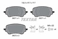 TEXTAR Bremsbelagsatz Scheibenbremse Q+ 2627101 für FORD PUMA J2K CF7 EcoBoost