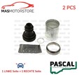 ACHSMANSCHETTE ANTRIEBSWELLE PAAR TRANSMISSION END PASCAL G6R010PC 2PCS I NEU