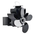 Stromloser Stove Fan Ofenventilator Gebläse Lüfter 4 Flügel Kaminofen Ventilator