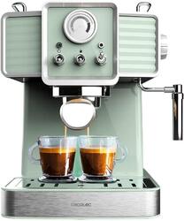 Cecotec Power Espresso 20 Espressomaschine Kaffeemaschine Vintage-Design Grün