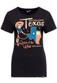 QUEEN KEROSIN Damen Vintage T-Shirt | Slim | Kurzarm | Western Western Babes