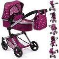 Bayer Design Kombi-Puppenwagen Neo Vario bordeaux